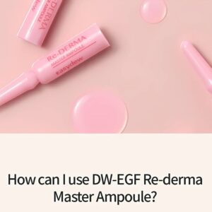 How to use Peptide Re-Derma master ampoule