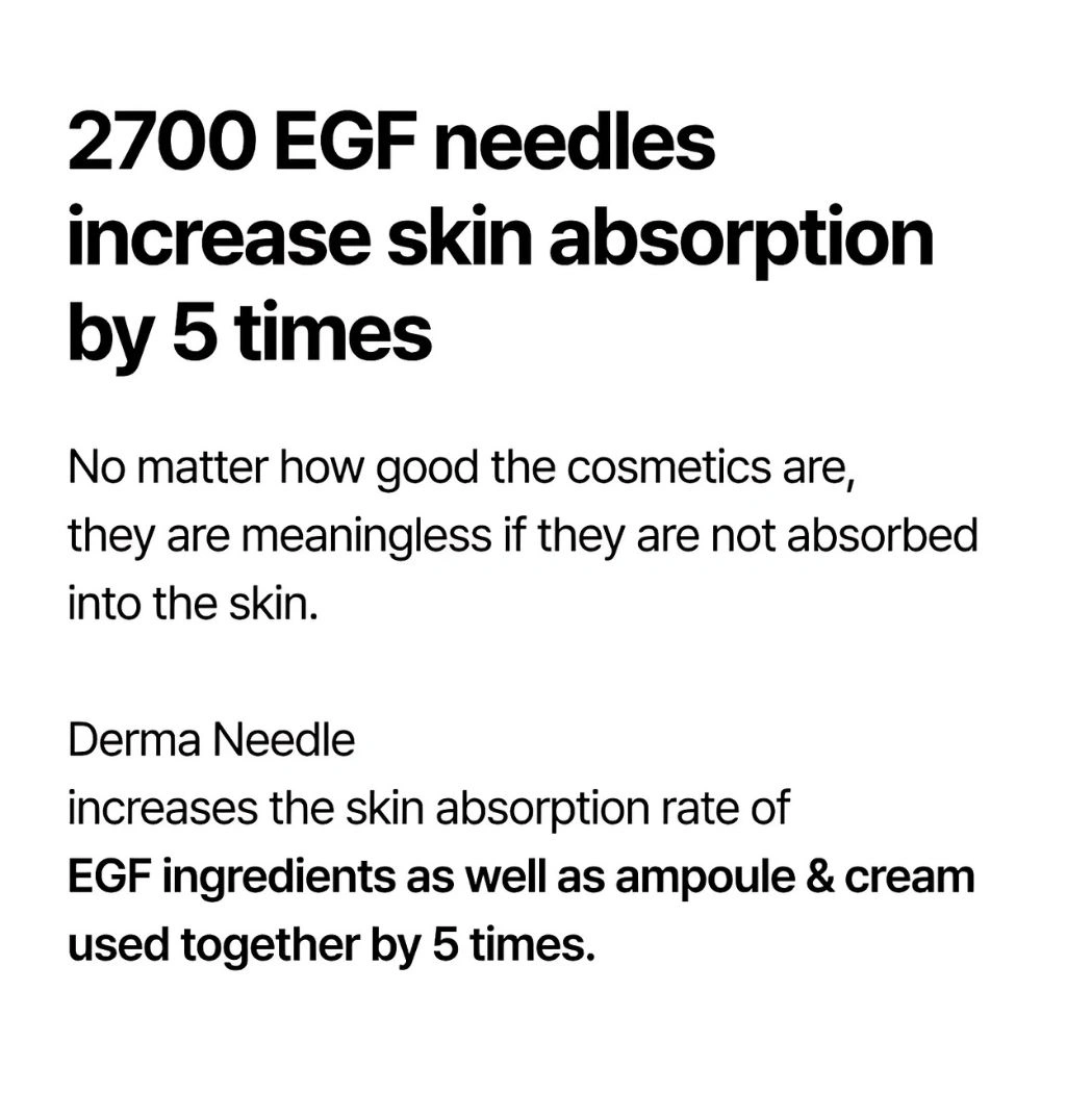 how 2700 EGF needles absorbs how 2700 EGF needles absorbs