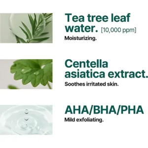 AHA-BHA-PHA miracle calming body lotion 200ml features