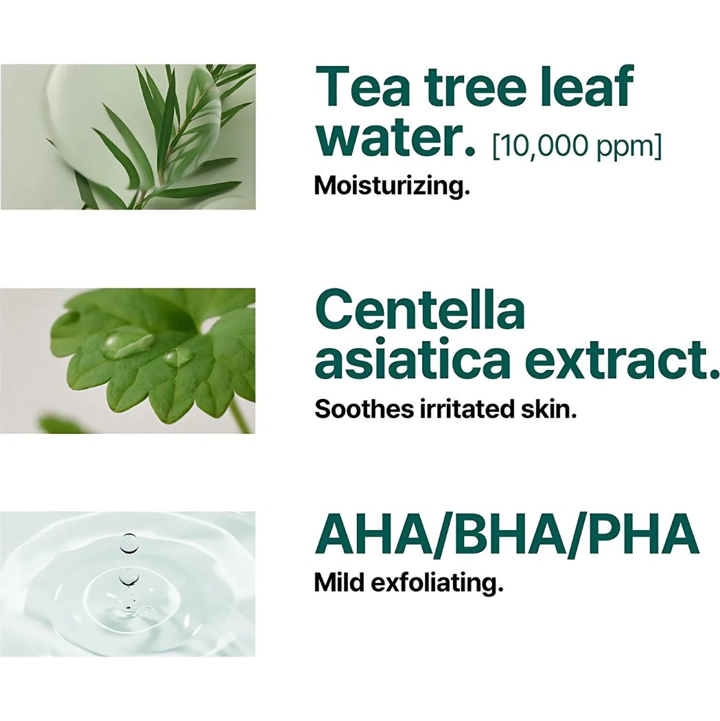 AHA-BHA-PHA miracle calming body lotion 200ml features AHA-BHA-PHA miracle calming body lotion 200ml features