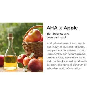 AHA apple ingredients involve