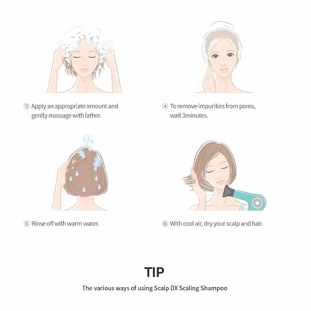 Dr Ceuracle scalp DX scaling shampoo tipc