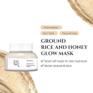 honey glow mask with grounded rice 150ml