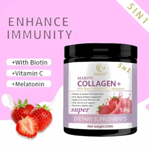 Duozi marine collagen peptide powder with biotin