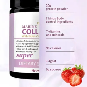 Duozi peptide marine collagen powder with biotin