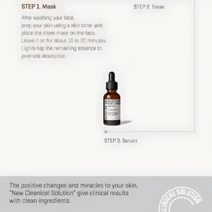 Galactomyces Glutathione daily brightening face mask steps