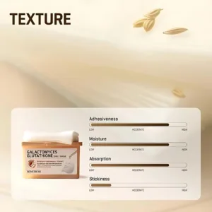 Galactomyces Glutathione daily mask texture