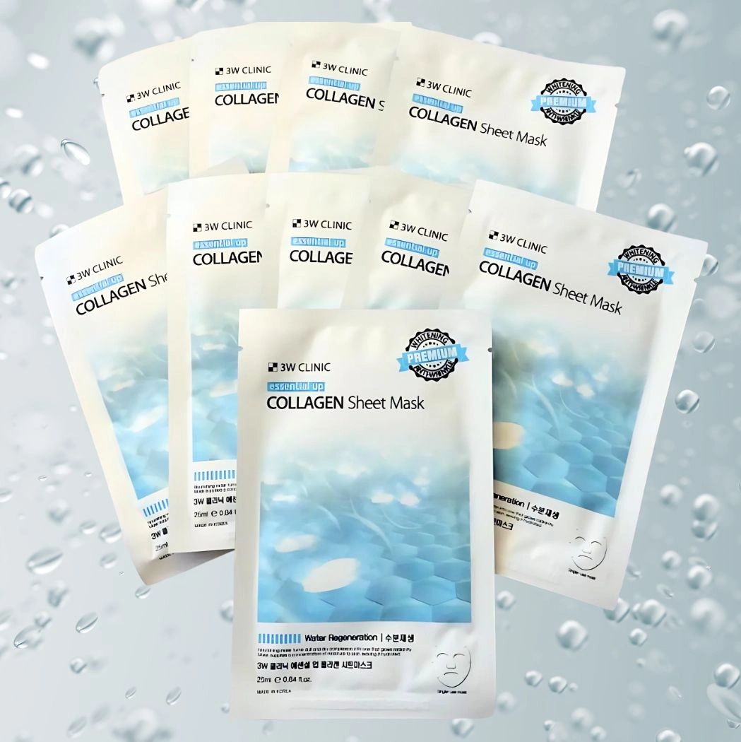3W Clinic Collagen Sheet Masks 25ml 3W Clinic Collagen Sheet Masks 25ml