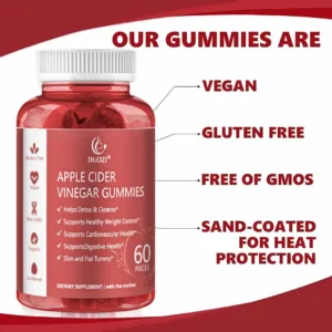 Duozi Apple Cider Vinegar gummies highlights