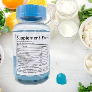 Duozi Calcium + D3 60 Gummies supplement facts