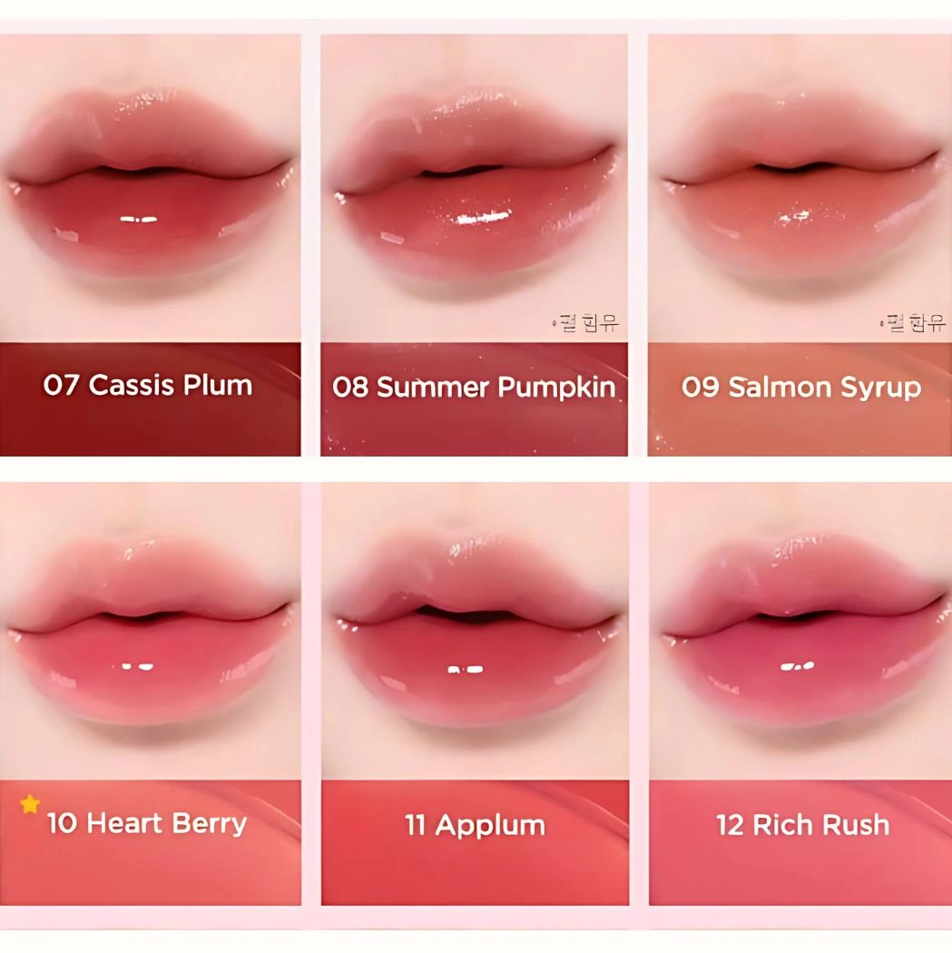 How TIRTIR Waterism Glow Mini Tint shades look on lips-2 How TIRTIR Waterism Glow Mini Tint shades look on lips-2