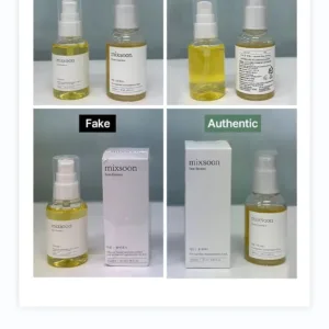 Mixsoon bean essence fake vs authentic checking