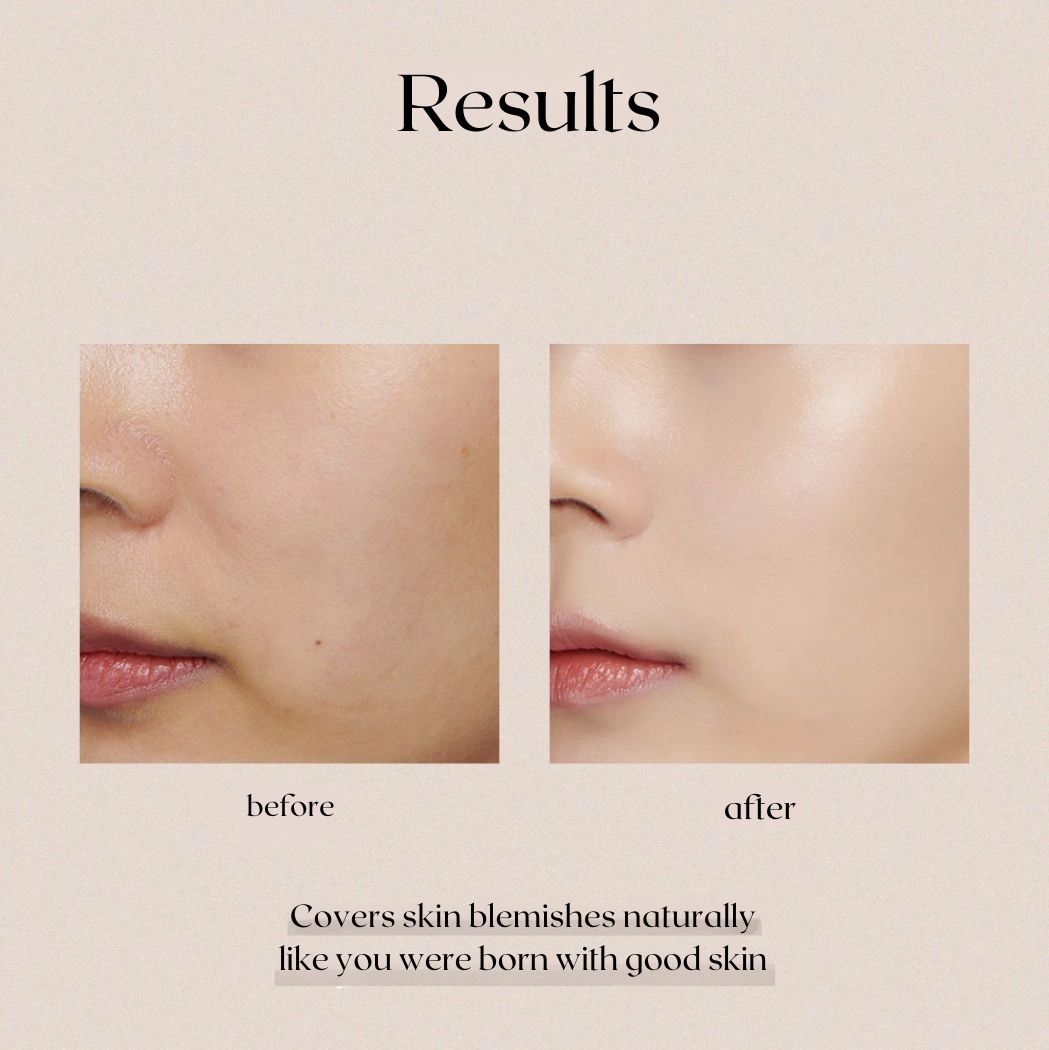 Thim Luminous Skin Cushion SPF50+ results Thim Luminous Skin Cushion SPF50+ results