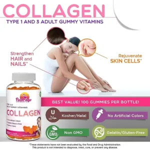 Type 1 and 3 Duozi Marine Collagen Gummies
