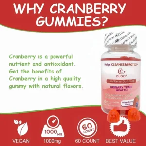 Why Duozi Cranberry Urinary Tract Health gummies
