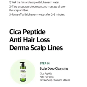 cica peptide anti hair loss derma scalp lines