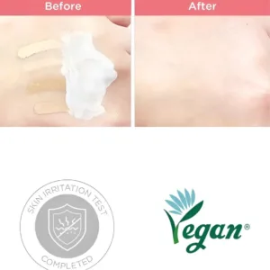 rice water bright facial foaming cleanser result before and after