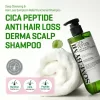 CICA peptide anti hair loss derma scalp shampoo