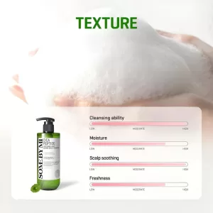 CICA peptide anti hair loss derma scalp shampoo texture