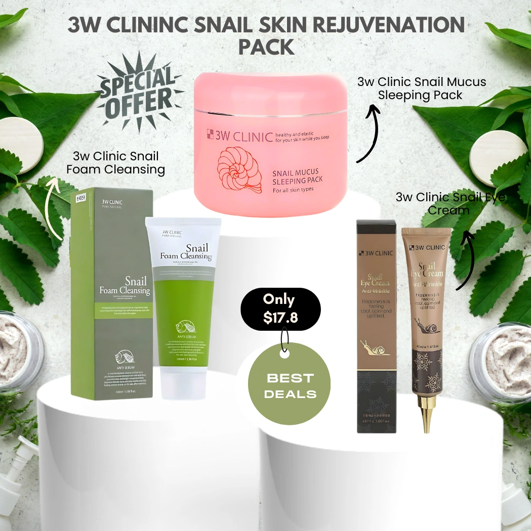 3W Clinic snail skin rejuvenation pack 3W Clinic snail skin rejuvenation pack