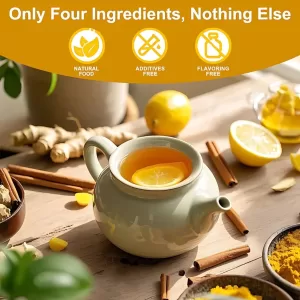 natural herbal tea Turmeric Ginger Cinnamon tea