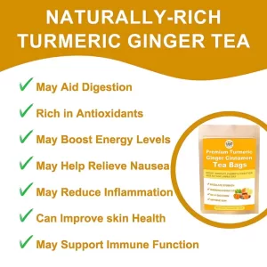 naturally rich turmeric ginger tea
