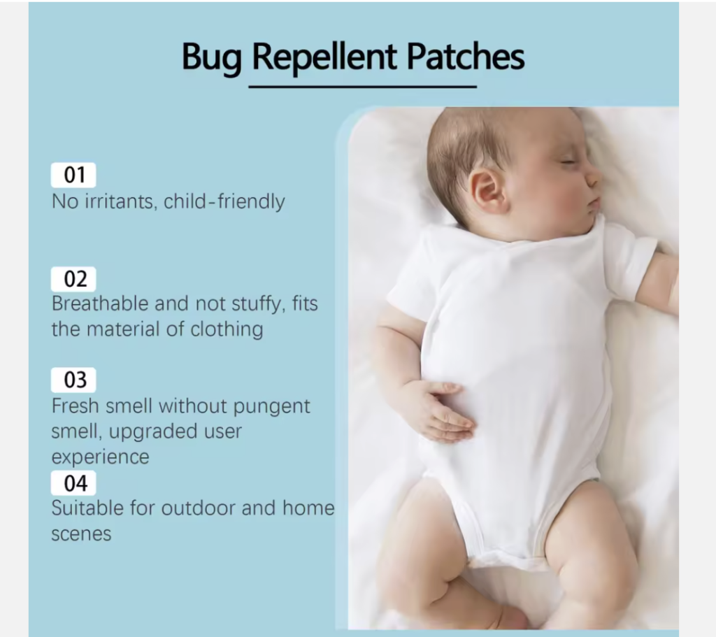 Bug Repellent Patches Features