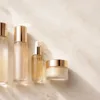 Layered Korean skincare routine products for Saudi Arabia's climate