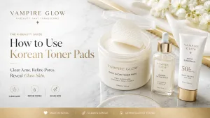 How to use Korean toner pads for acne pores and glass skin