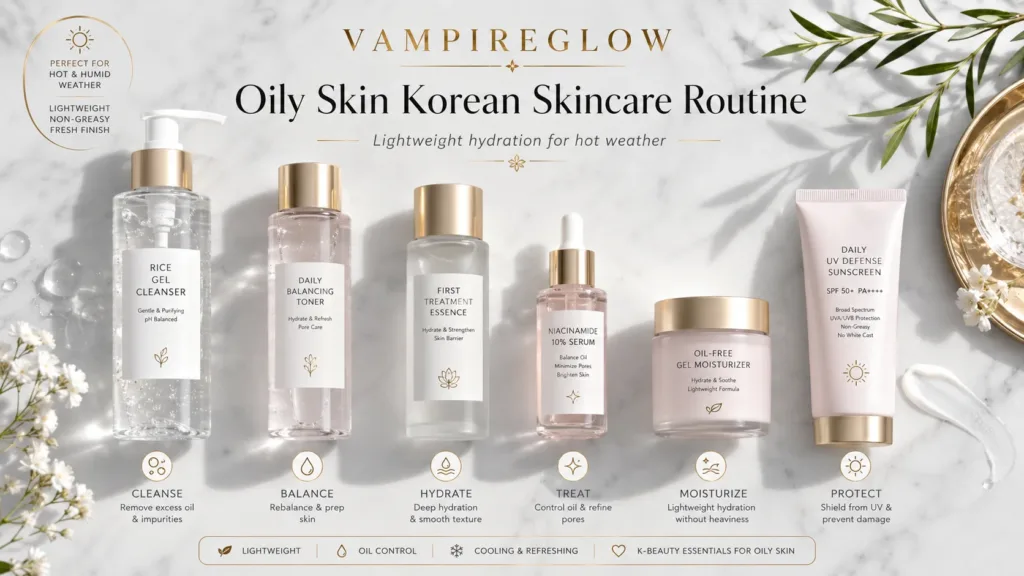 Best Korean skincare for oily skin in Saudi Arabia's hot weather