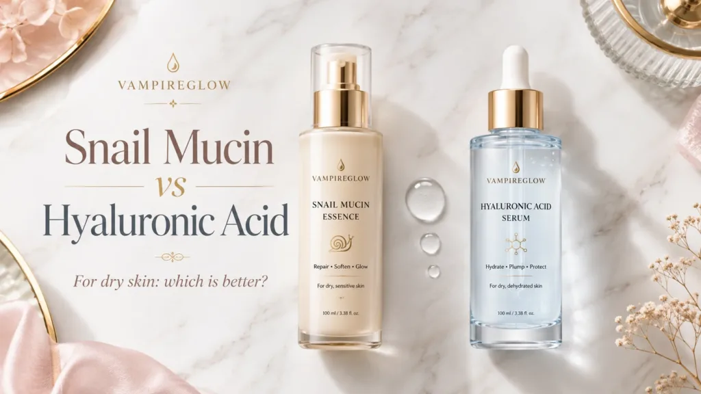 Snail mucin vs hyaluronic acid for dry skin which is better