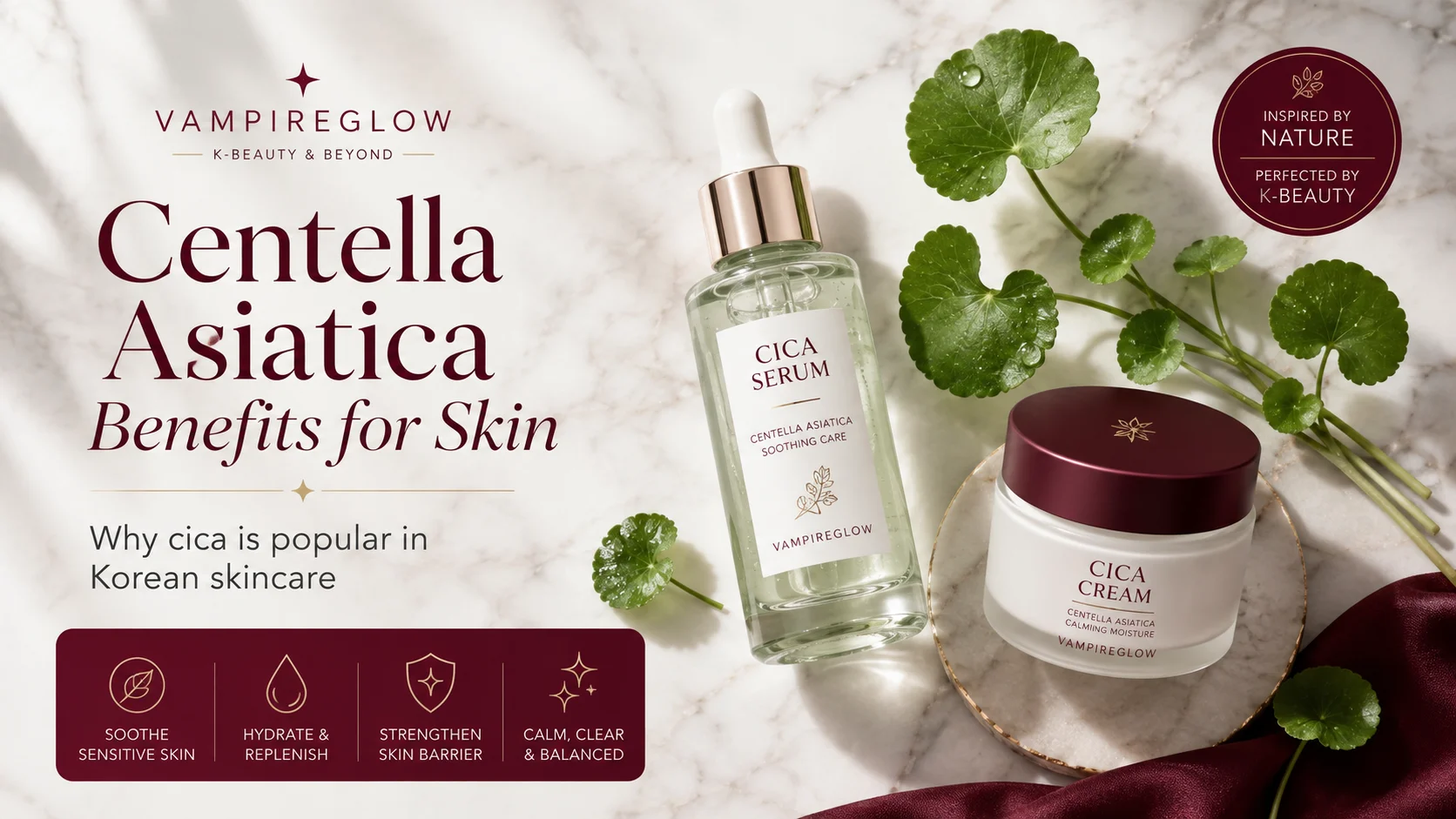 Centella asiatica benefits for skin why cica is popular in Korean skincare