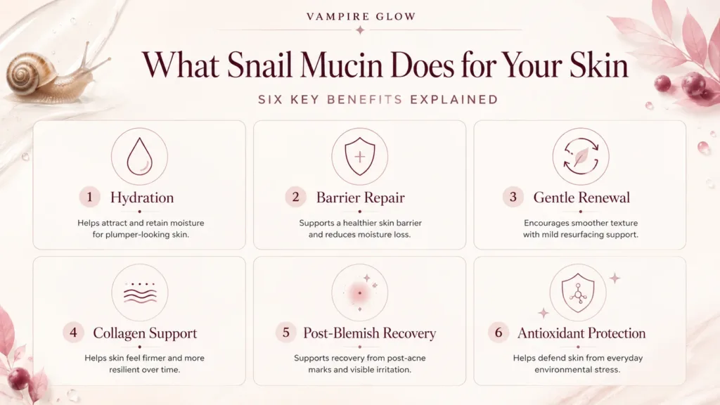 What snail mucin does for your skin six key benefits explained