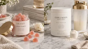 DUOZI collagen gummies compared to collagen powder