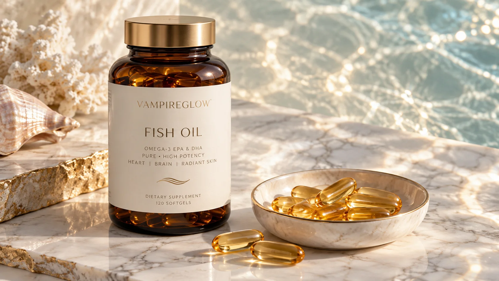 Omega 3 fish oil supplements for dry skin and dry scalp