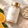 Hair skin nails supplements with zinc collagen and vitamin C