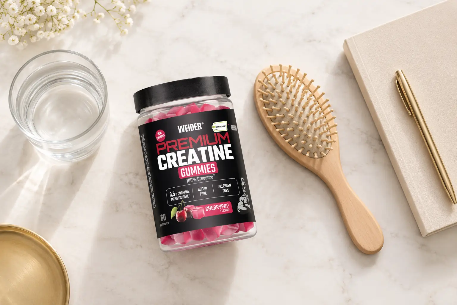 Creatine and hair fall explained by the evidence